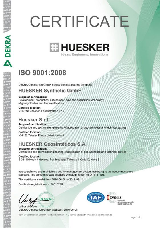 Certyfikat ISO 9001:2008